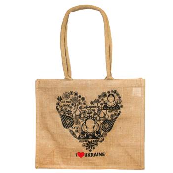 Сумка Silk Route I Love Ukraine 42х34х20см