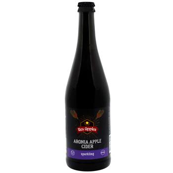 Сидр Rex Apples Aronia Apple Sparkling яблочно-рябиновый сухой 4-4,5% 0,75л