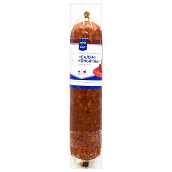 Metro Chef Salami Cognac Semi-smoked Sausage High Grade 350g - buy, prices for METRO - photo 1