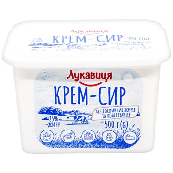Крем-сыр Лукавица 25% 500г - купить, цены на КОСМОС - фото 1