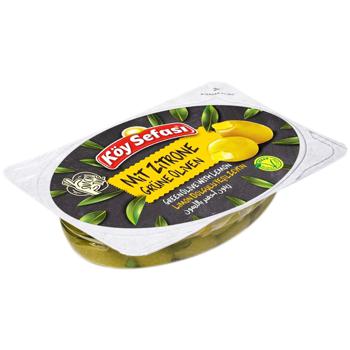 Koy Sefasi Green Olives with Lemon 100g - buy, prices for Auchan - photo 1