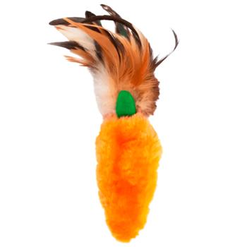 Kong Refillables Carrot Feather Cat Toy with Catnip 20.3x6.3cm - buy, prices for MasterZoo - photo 2