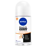 Антиперспірант кульковий Nivea Black&White Invisible Ultimate Impact 50мл