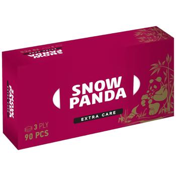 Snow Panda Three-layer Cosmetic Napkins 90pcs