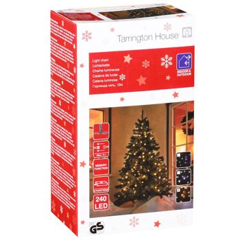 Tarrington House Warm Light Chain 240LED 12m