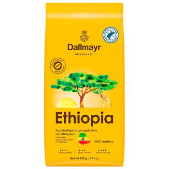 Кофе Dallmayr Ethiopia жареный в зернах 500г - купить, цены на ULTRAMARKET - фото 1