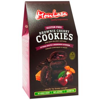 Печиво MonLasa Брауні вишнева начинка без глютену 120г - купити, ціни на Cупермаркет "Харків" - фото 3