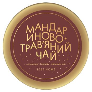 Esse Home Christmas Tangerine Herbal Tea Perfumed Candle 120g - buy, prices for Supermarket "Kharkiv" - photo 2