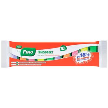 Губки кухонні Fino Піноефект 10шт - купити, ціни на КОСМОС - фото 1