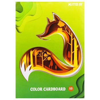 Kite One-sided Color Cardboard A5 Slider 10 Colors 10 Sheets - buy, prices for METRO - photo 3