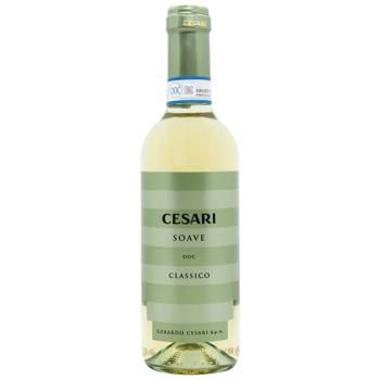 Вино Cesari Soave Classico біле сухе 13% 0,375мл - купити, ціни на ULTRAMARKET - фото 1