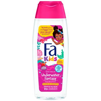 Fa Kids Sweet Berry Scent Baby Shower Gel & Shampoo 250ml - buy, prices for ULTRAMARKET - photo 2