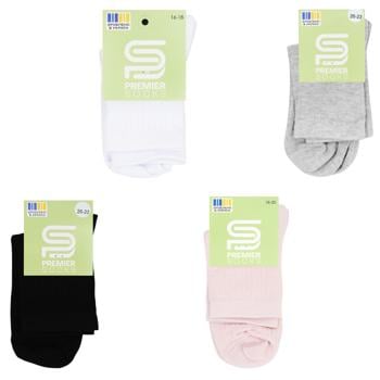 Шкарпетки дитячі Premier Socks високі рубчик р.16-22