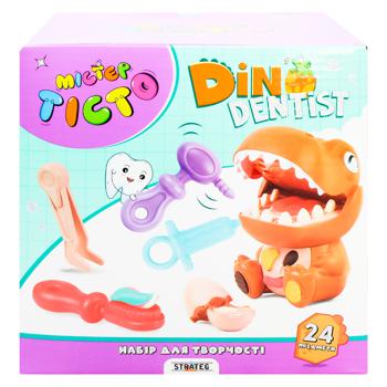 Strateg Mr. Dough Dino Dentist Creativity Kit - buy, prices for EKO Market - photo 2