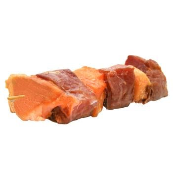 Hot Smoked Tuna and Salmon Shashlik