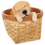 Кашпо Bona Di Кошик із собачкою декоративне 22х19,8х20см