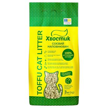 Khvostyk Toffu Cat Litter without Aroma 3kg