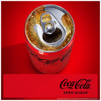 Напиток газированный Coca-Cola Zero 0,33л - купить, цены на КОСМОС - фото 2