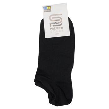 Носки Premier Socks Эконом мужские короткие мелкие рубчик р.25, 27, 29 черный - купить, цены на ЕКО Маркет - фото 1