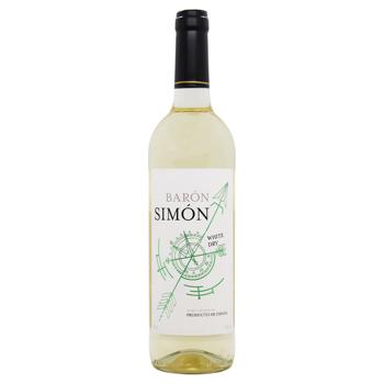 Вино Baron Simon Blanco біле сухе 11% 0,75л