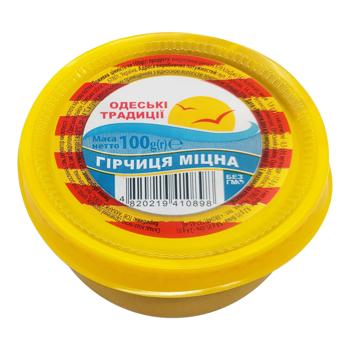 Горчица Одеські традиції Крепкая 100г - купить, цены на Идеал - фото 1