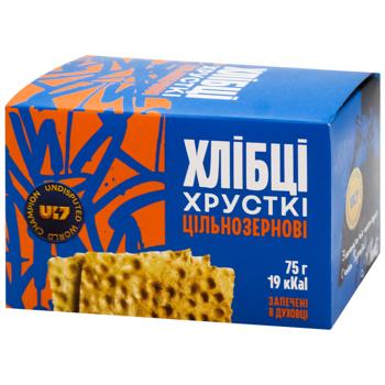 Хлібці U17 цільнозернові 75г - купити, ціни на ЕКО Маркет - фото 1