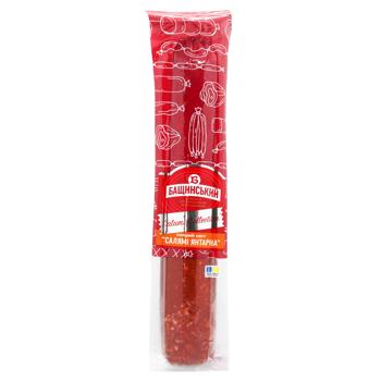 Bashchynskyi Amber Salami Semi-smoked Sausage First Grade - buy, prices for Auchan - photo 1