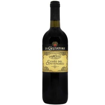 Вино La Cacciatora Cuvee Del Centenario красное сухое 12% 0,75л