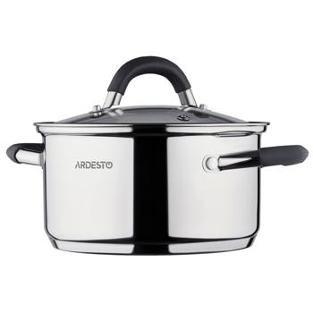 Кастрюля Ardesto Gemini Salerno с крышкой 1,2л