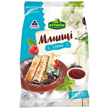 Khutorok Pancakes with Cottage Cheese 370g