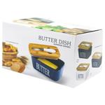 Маслянка з бамбуковою кришкою 16,5*9,5*7см