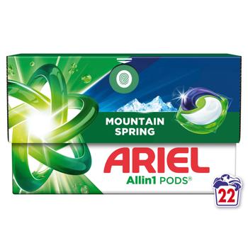 Ariel Allin1 Pods Mountain Spring Washing Capsules 22pcs - buy, prices for Tavria V - photo 2