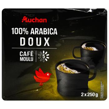 Auchan Arabica Dolce Ground Coffee 2pcs*250g - buy, prices for - photo 3