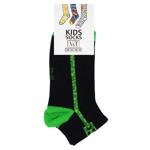 V&T Minecraft-Line Short Children's Socks s.20-22 Dark Grey