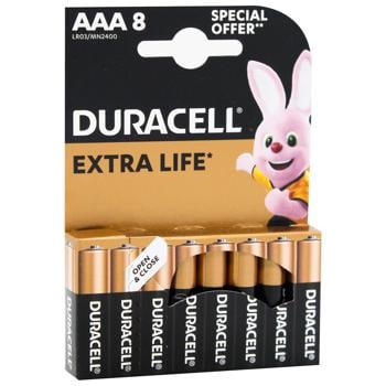 Батарейки Duracell AAA лужні 8шт - купити, ціни на Auchan - фото 3