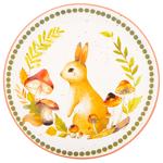 Bona Di Hare in Meadow Ceramic Plate 19.7x2.5cm