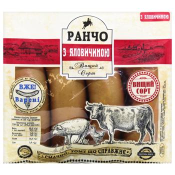 Rancho Premium Sausages with Beef ~1кг - buy, prices for METRO - photo 3