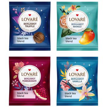 Чай черный Lovare Bergamot Assorted 2г*32шт - купить, цены на Торба - фото 3