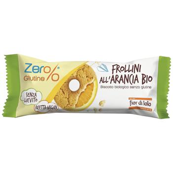 Печиво Fior di Loto Zer% Glutine Апельсин органічне без глютену 30г - купити, ціни на Auchan - фото 1