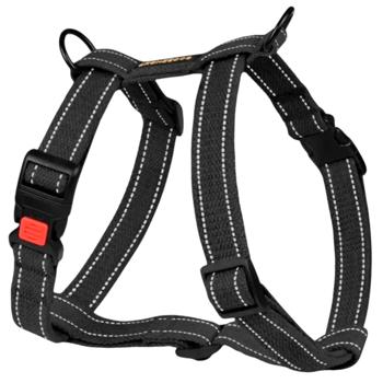 Barksi BronzeDog Сotton Н шлея для собак S - чорний - купить, цены на MasterZoo - фото 1