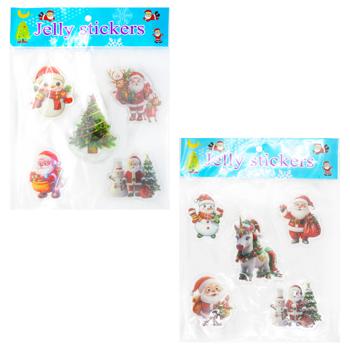 New Year's Silicone Stickers 20x20cm WGS-5295