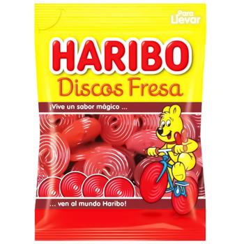 Цукерки Haribo Discos Fresa 80г - купити, ціни на Auchan - фото 1