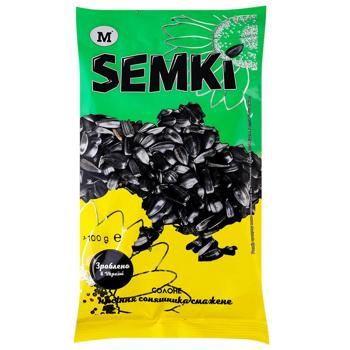 Семена подсолнечника Semki жареные соленые 100г - купить, цены на КОСМОС - фото 1