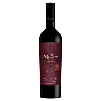 Вино Luigi Bosca Malbec красное сухое 14,4% 0,75л - купить, цены на AlcoHub - фото 1