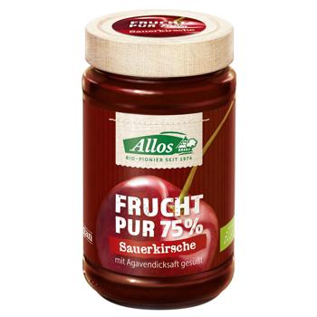 Allos Organic Cherry Jam 250g - buy, prices for COSMOS - photo 1