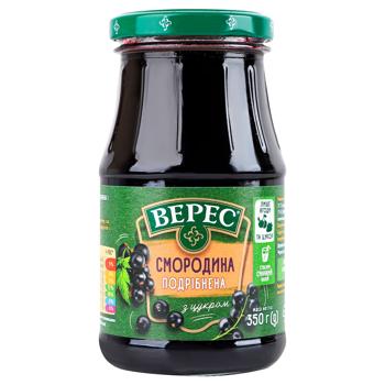 Veres Blackcurrant Chopped with Sugar Jam 350g - buy, prices for Ideal - photo 1