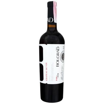 Bolgrad Chateau De Vin Red Semisweet Wine 9-13% 0.75l - buy, prices for COSMOS - photo 1