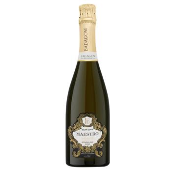 Badagoni Maestro White Semi-Dry Sparkling Wine 11% 0.75l - buy, prices for AlcoHub - photo 1