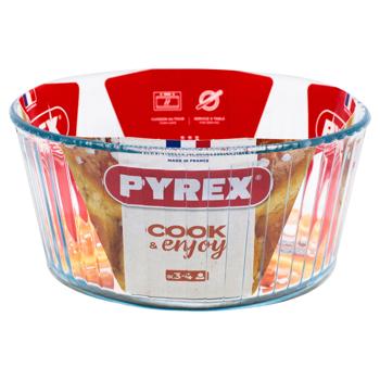 Pyrex Bake & Enjoy Form for baking made of heat-resistant glass round 21 cm