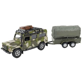 Techno Drive Land Rover Defender Military with Trailer Game Set - buy, prices for COSMOS - photo 1